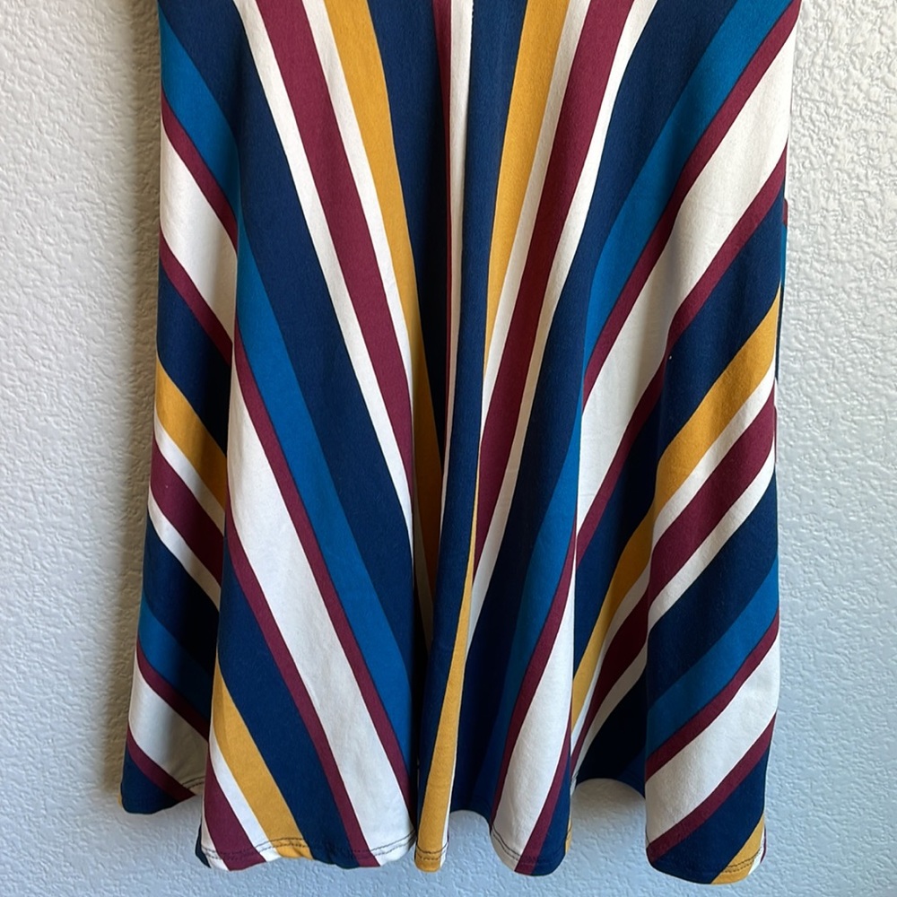 Adorable Colorful striped Dress - Picture 6 of 7